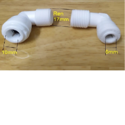 Co Ren Ngoài 17mm: Ra Dây 10mm Hoặc Ra Dây 6mm- Dùng Trong Bơm Tăng Áp Máy Lọc Nước Ro