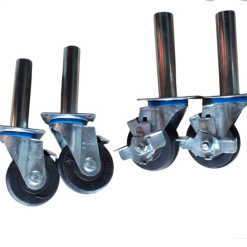 Bánh Xe Đẩy Giàn Giáo Đường Kính 1 Tấc Có Khoá Và Không Khoá ( Đơn giá / 1 cái)