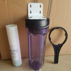 Bộ Lọc Nước Đầu Nguồn 10inch 1 Cấp Lọc Màu Tím Trong
