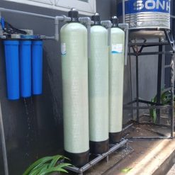 Bộ 3 Cột Lọc Composite 1054 Lọc Nước Cấp Dùng Cho Sản Xuất Cty , Xí Nghiệp