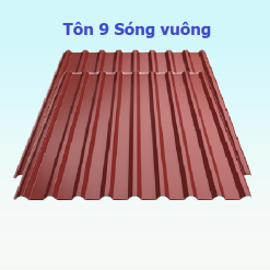 Tôn Cán 9 Sóng Vuông -Khổ Hữu Dụng 1000mm