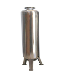 Vỏ Cột Lọc Inox Sử Dụng Van Mặt Bích Đế 3 Chân: Phi 300mm